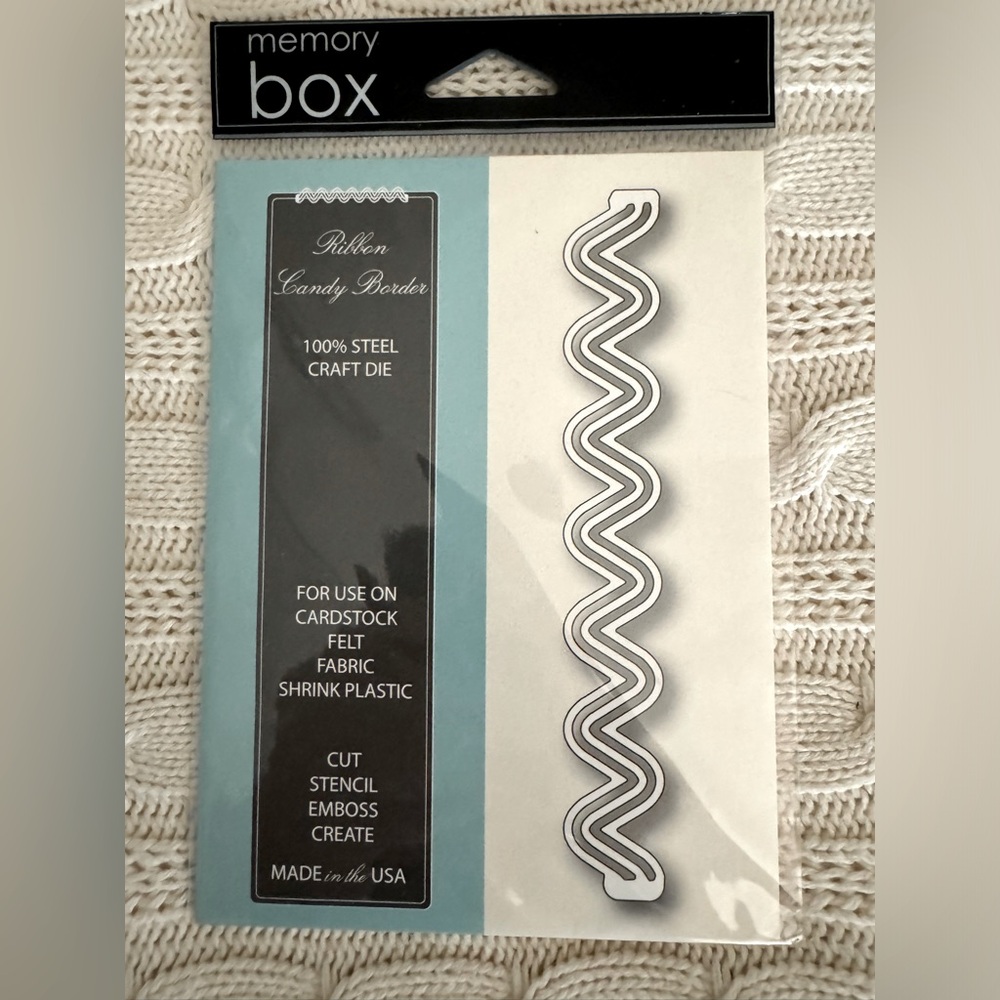 Memory Box Ribbon Candy Border Steel Craft Die